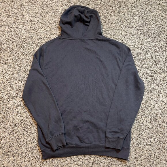 Notre Dame Fighting Irish Hoodie M Colosseum Charcoal Gray Fleece Pullover Kanga - Picture 2 of 7